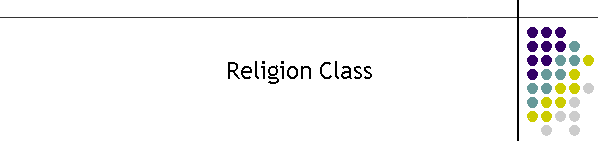 Religion Class